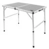 AKTIVE - Table De Camping Pliante, Réglable En 2 Hauteurs, 90x60x40/70 Cm, Gris -Plein Air Boutique aktive table de camping pliante reglable en 2 hauteurs 90x60x4070 cm gris