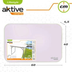 AKTIVE - Table Pliante Avec Poignée De Transport. Table De Camping 60x40x50 Cm -Plein Air Boutique aktive table pliante avec poignee de transport table de camping 60x40x50 cm 4