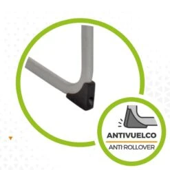 AKTIVE - Table Pliante En Aluminium Et Bois. Table De Camping 80x60x70 Cm -Plein Air Boutique aktive table pliante en aluminium et bois table de camping 80x60x70 cm 4