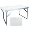 AKTIVE - Table Pliante . Table Basse Blanche En Aluminium - 40x60x40 Cm -Plein Air Boutique aktive table pliante table basse blanche en aluminium 40x60x40 cm