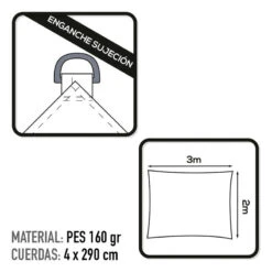 Auvent Rectangulaire En Polyester Aktive Garden Coloris Blanc 8 Auvent Rectangulaire En Polyester Aktive Garden Coloris Blanc -Plein Air Boutique auvent rectangulaire en polyester aktive garden coloris blanc 2