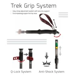 Exel Bâtons De Randonnée GIANT CARBON 100 Anti Choc 11 Exel Bâtons De Randonnée GIANT CARBON 100 Anti Choc -Plein Air Boutique batons de randonnee giant carbon 100 anti choc 4