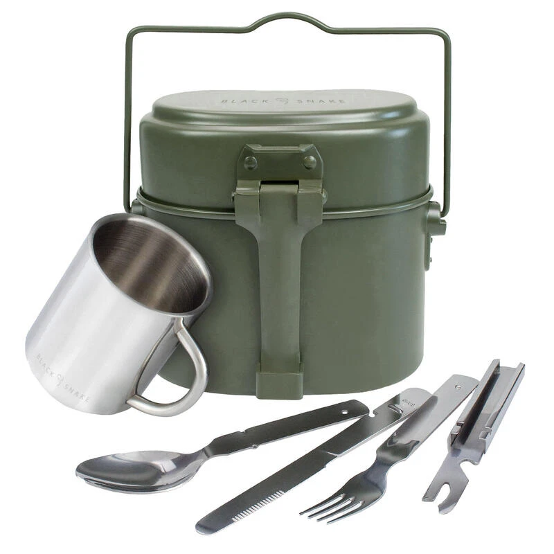 Batterie De Cuisine, Couverts De Camping & Tasse Thermique | Aluminium & Inox 3 Batterie De Cuisine, Couverts De Camping & Tasse Thermique | Aluminium & Inox