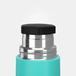 Quechua Bouteille Isotherme Inox 0,4L Avec Gobelet Pour La Randonnée - Turquoise -Plein Air Boutique bouteille isotherme inox 04l avec gobelet pour la randonnee turquoise 4