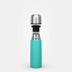 Quechua Bouteille Isotherme Inox 0,4L Avec Gobelet Pour La Randonnée - Turquoise -Plein Air Boutique bouteille isotherme inox 04l avec gobelet pour la randonnee turquoise 7