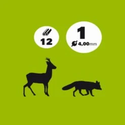 CARTOUCHE CHEVREUIL 38g CALIBRE 12/70 PLOMB N°1 X10 -Plein Air Boutique cartouche chevreuil 38g calibre 1270 plomb n1 x10 1