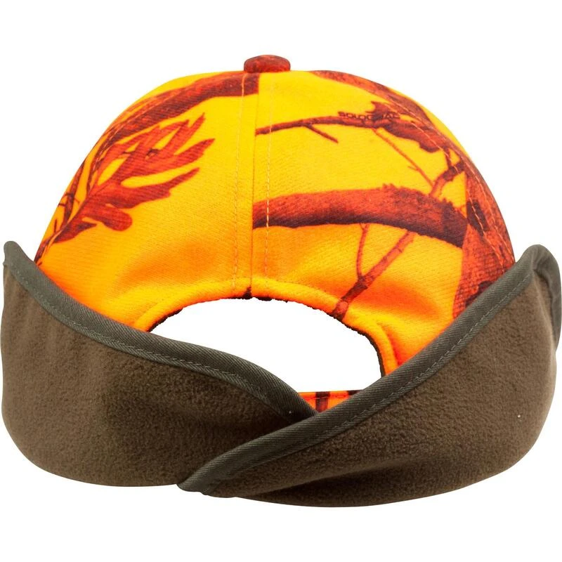 CASQUETTE CHASSE A RABAT CAMOUFLAGE ORANGE 8 CASQUETTE CHASSE A RABAT CAMOUFLAGE ORANGE – Image 6