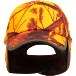 CASQUETTE CHASSE A RABAT CAMOUFLAGE ORANGE 20 CASQUETTE CHASSE A RABAT CAMOUFLAGE ORANGE -Plein Air Boutique casquette chasse a rabat camouflage orange 8