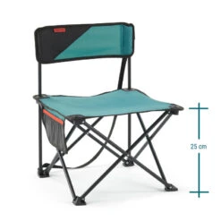 Quechua CHAISE BASSE PLIANTE DE CAMPING MH100 Bleue -Plein Air Boutique chaise basse pliante de camping mh100 bleue 3