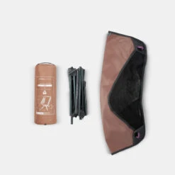 Quechua CHAISE BASSE PLIANTE DE CAMPING MH500 MARRON -Plein Air Boutique chaise basse pliante de camping mh500 marron 2