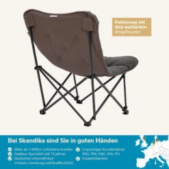 Chaise De Camping Pliante - Mala - Sac De Transport - Rembourrée - Max. 135 Kg -Plein Air Boutique chaise de camping pliante mala sac de transport rembourree max 135 kg 5