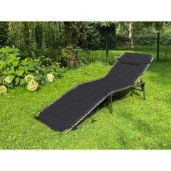 Chaise Longue Torget - Transat - Bain De Soleil 190x60x30 Cm - 150 Kg - Pliable -Plein Air Boutique chaise longue torget transat bain de soleil 190x60x30 cm 150 kg pliable 4