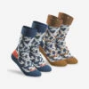 Quechua Chaussettes Chaudes De Randonnée - SH100 MID - Enfant X2 Paires -Plein Air Boutique chaussettes chaudes de randonnee sh100 mid enfant x2 paires