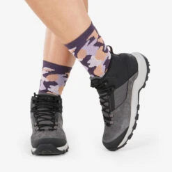 Quechua Chaussettes Randonnée - Hike 500 High Trendy Purple & Kamo X2 Paires 13 Quechua Chaussettes Randonnée - Hike 500 High Trendy Purple & Kamo X2 Paires -Plein Air Boutique chaussettes randonnee hike 500 high trendy purple and kamo x2 paires 1