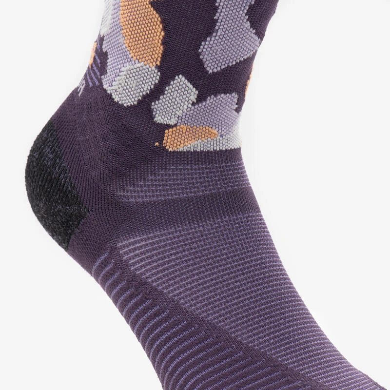 Quechua Chaussettes Randonnée - Hike 500 High Trendy Purple & Kamo X2 Paires 9 Quechua Chaussettes Randonnée - Hike 500 High Trendy Purple & Kamo X2 Paires – Image 7