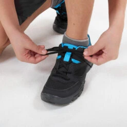 Quechua Chaussures De Randonnée Enfant Avec Lacets - NH100 Noire - 35 AU 38 -Plein Air Boutique chaussures de randonnee enfant avec lacets nh100 noire 35 au 38 4