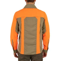 Chemise Manches Longues Légère Et Respirante Chasse 520 Verte Et Fluo -Plein Air Boutique chemise manches longues legere et respirante chasse 520 verte et fluo 5