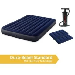 Intex Classic Downy - Lit Gonflable - 203x152x25cm - Compris Les Accessoires -Plein Air Boutique classic downy lit gonflable 203x152x25cm compris les accessoires 2