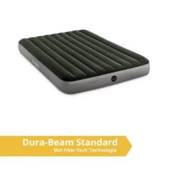 Intex Downy Queen Airbed - Lit Gonflable - 203x152x25cm - Avec Accessoires -Plein Air Boutique downy queen airbed lit gonflable 203x152x25cm avec accessoires 1