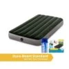 Intex Downy Twin Airbed With Foot BIP - Lit Gonflable - 191x99x25cm - Avec Accessoires -Plein Air Boutique downy twin airbed with foot bip lit gonflable 191x99x25cm avec accessoires