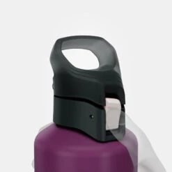 Quechua Gourde Alu 1L Avec Bouchon à Ouverture Rapide Pour La Randonnée - Violet -Plein Air Boutique gourde alu 1l avec bouchon a ouverture rapide pour la randonnee violet 5