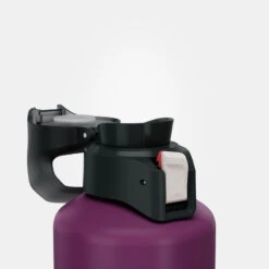 Quechua Gourde Alu 1L Avec Bouchon à Ouverture Rapide Pour La Randonnée - Violet -Plein Air Boutique gourde alu 1l avec bouchon a ouverture rapide pour la randonnee violet 6