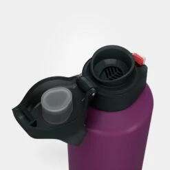 Quechua Gourde Alu 1L Avec Bouchon à Ouverture Rapide Pour La Randonnée - Violet -Plein Air Boutique gourde alu 1l avec bouchon a ouverture rapide pour la randonnee violet 7