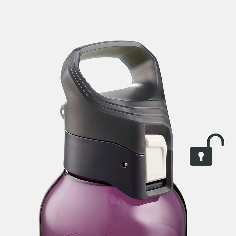 Quechua Gourde Ecozen® 0,8L Avec Bouchon Ouverture Rapide Pour La Randonnée - Violet 9 Quechua Gourde Ecozen® 0,8L Avec Bouchon Ouverture Rapide Pour La Randonnée - Violet – Image 7