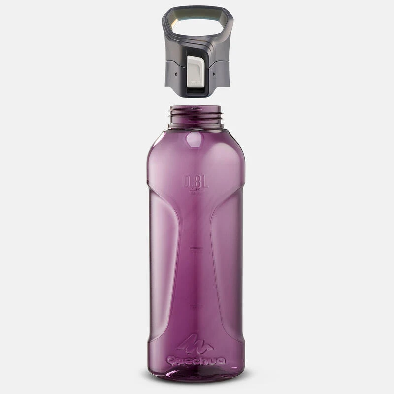Quechua Gourde Ecozen® 0,8L Avec Bouchon Ouverture Rapide Pour La Randonnée - Violet 12 Quechua Gourde Ecozen® 0,8L Avec Bouchon Ouverture Rapide Pour La Randonnée - Violet – Image 10