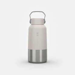 Quechua Gourde Inox 0,6L Avec Bouchon à Vis Pour La Randonnée - Blanc -Plein Air Boutique gourde inox 06l avec bouchon a vis pour la randonnee blanc 9