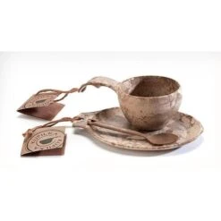 Kupilka Boîte-cadeau-Tasse, Cuillère Et Assiette-Original (Marron) -Plein Air Boutique kupilka boite cadeau tasse cuillere et assiette original marron 5