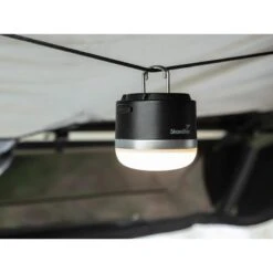 Lampe De Camping LED - Tarfala - Rechargeable USB - Autonomie 110h - Noir -Plein Air Boutique lampe de camping led tarfala rechargeable usb autonomie 110h noir 2