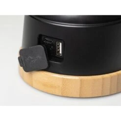 Lampe Lanterne De Camping LED Kiruna Jord - Rechargeable - USB - Bambou - Rétro -Plein Air Boutique lampe lanterne de camping led kiruna jord rechargeable usb bambou retro 4