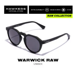 HAWKERS Lunettes De Soleil Pour Homme Et Femme BLACK DARK - WARWICK Raw -Plein Air Boutique lunettes de soleil pour homme et femme black dark warwick raw 5