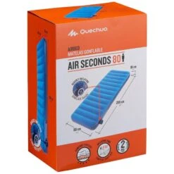 Quechua MATELAS GONFLABLE DE CAMPING - AIR SECONDS 80 CM - 1 PERSONNE -Plein Air Boutique matelas gonflable de camping air seconds 80 cm 1 personne 3