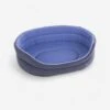 MARTIN SELLIER Panier Chien Et Son Coussin Amovible Couleur Bleue Et Gris Chiné. -Plein Air Boutique panier chien et son coussin amovible couleur bleue et gris chine