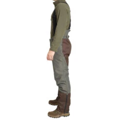 PANTALON CHASSE A BRETELLES CHAUD -20°C VERT 100 -Plein Air Boutique pantalon chasse a bretelles chaud 20c vert 100 2