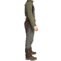 PANTALON CHASSE A BRETELLES CHAUD -20°C VERT 100 -Plein Air Boutique pantalon chasse a bretelles chaud 20c vert 100 3