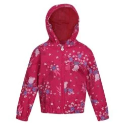 Regatta Peppa Muddy Puddle Veste De Marche à Capuche Pour Enfant - Rose -Plein Air Boutique peppa muddy puddle veste de marche a capuche pour enfant rose 2