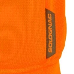 Pull Chasse Renfort Orange Fluo 500 -Plein Air Boutique pull chasse renfort orange fluo 500 5