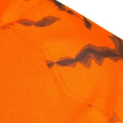 Pull Chasse Renfort Orange Fluo 500 -Plein Air Boutique pull chasse renfort orange fluo 500 7