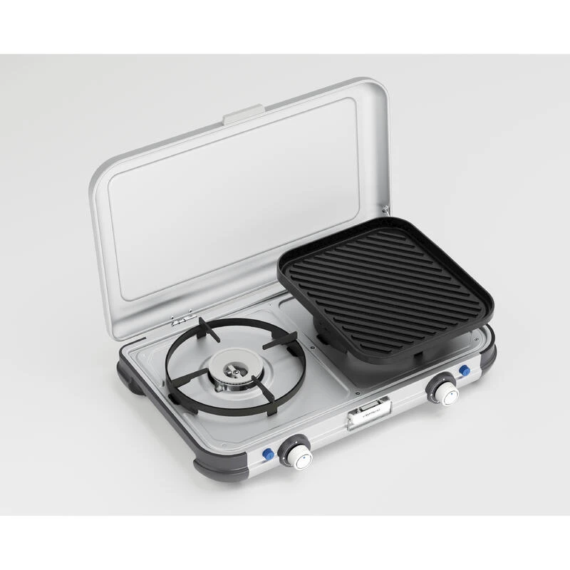 Campingaz Réchaud De Camping à Gaz 2 Feux Camp & Grill - Plancha, Grill Et Wok 5 Campingaz Réchaud De Camping à Gaz 2 Feux Camp & Grill - Plancha, Grill Et Wok – Image 3