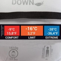 Simond Sac De Couchage MAKALU II Light -9° Taille XL -Plein Air Boutique sac de couchage makalu ii light 9 taille xl 6