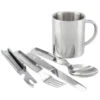 Set De Couverts De Camping & Tasse Thermique Inox | 1 Personne -Plein Air Boutique set de couverts de camping and tasse thermique inox 1 personne