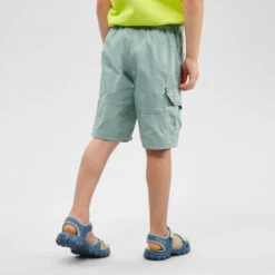 Quechua Short De Randonnée - MH500 KID Vert - Enfant 2-6 ANS -Plein Air Boutique short de randonnee mh500 kid vert enfant 2 6 ans 2