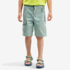 Quechua Short De Randonnée - MH500 KID Vert - Enfant 2-6 ANS