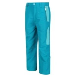 Regatta Sorcer Mountain V Pantalon De Randonnée Pour Enfant - Bleu