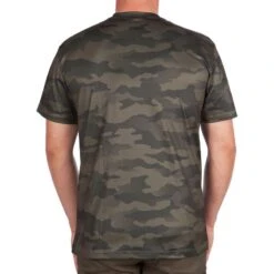 T-shirt Manches Courtes Respirant Chasse 100 Camouflage Kaki -Plein Air Boutique t shirt manches courtes respirant chasse 100 camouflage kaki 4