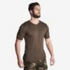 T-shirt Manches Courtes Respirant Chasse Homme 100 Marron Foncé -Plein Air Boutique t shirt manches courtes respirant chasse homme 100 marron fonce