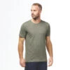 Quechua T-shirt NH500 Fresh Rec Khaki Men -Plein Air Boutique t shirt nh500 fresh rec khaki men